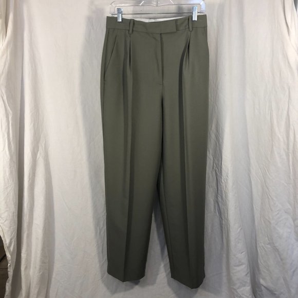 Zara Olive Green Trousers, Size M - Picture 4 of 14